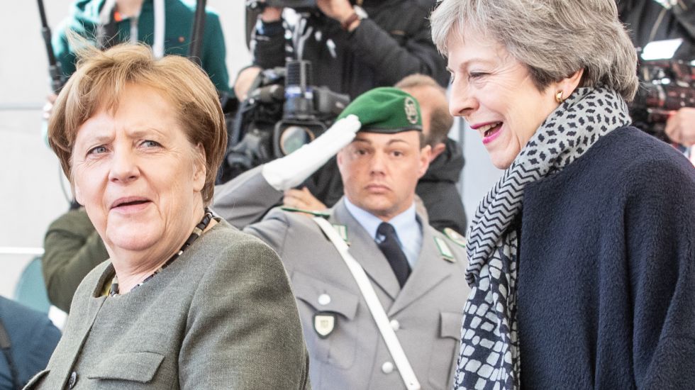 Bundeskanzlerin Angela Merkel empfängt Großbritanniens Premierministerin Theresa May in Berlin 