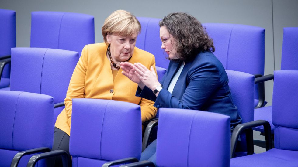Angela Merkel und Andrea Nahles