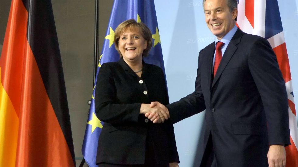 Angela Merkel und Tony Blair 2007