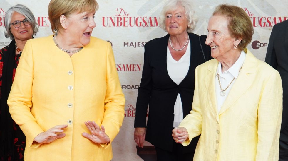 Angela Merkel bei der Filmpremiere am Montagabend