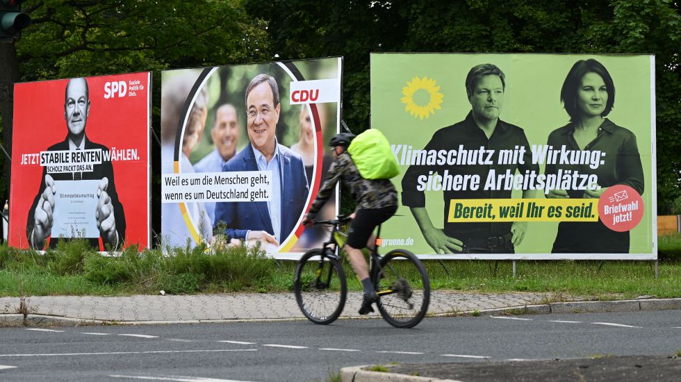 Wahlplakate Bundestagswahl