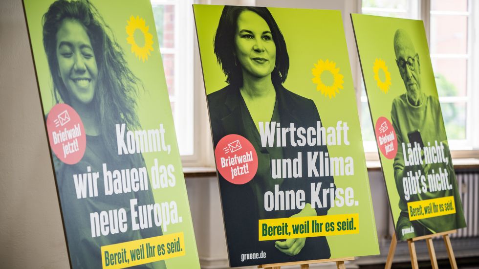 Grünen-Wahlplakate