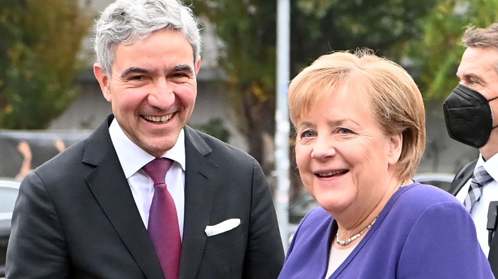 Stephan Harbarth und Angela Merkel