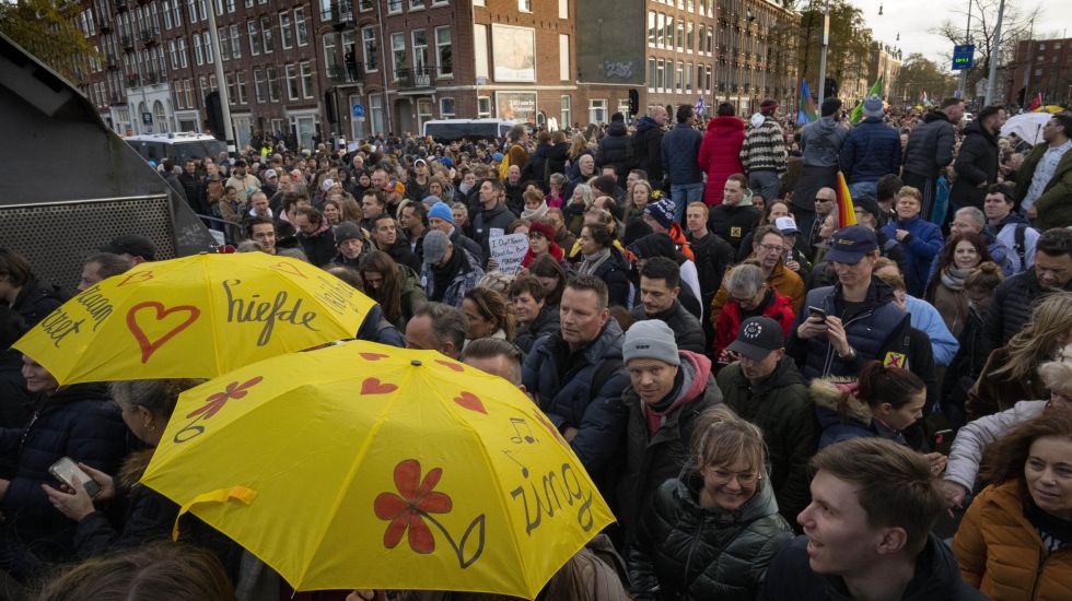 Protest in Amsterdam
