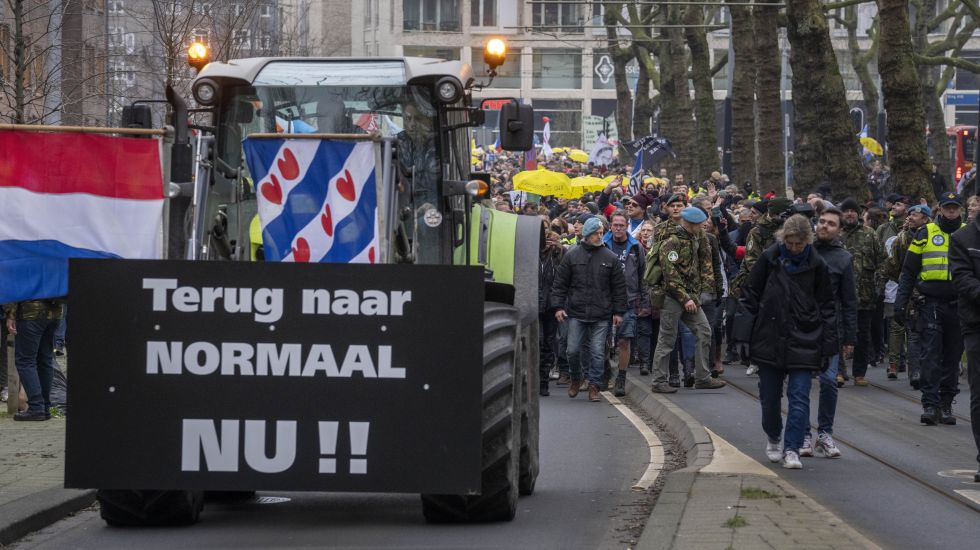 Corona-Protest in Holland