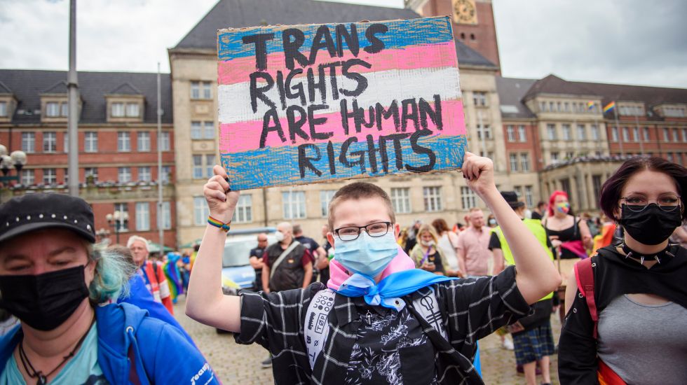Demo von Trans-Aktivisten