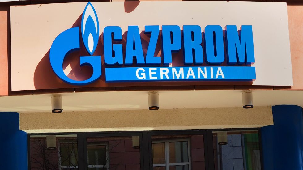 Deutschlandzentrale des russischen Energieunternehmens Gazprom in Berlin