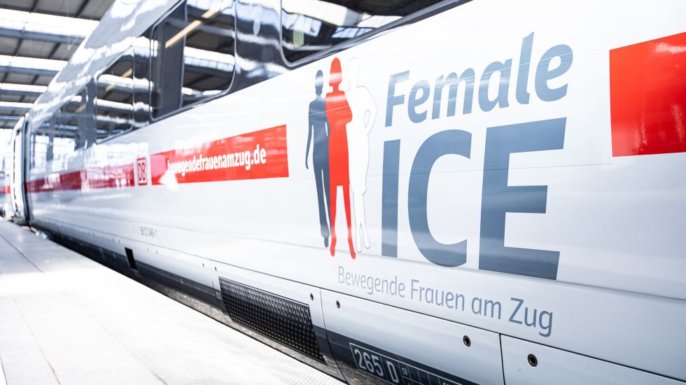 female ICE der Deutschen Bahn
