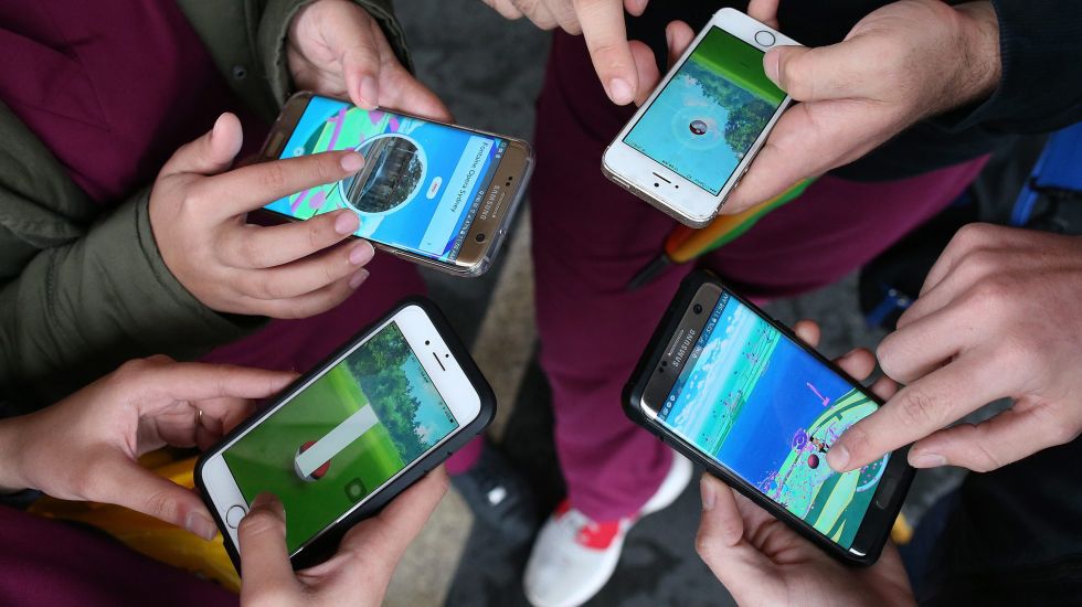 Pokémon Go Spieler am 20. Juli in der Nähe des Opernhauses von Sydney