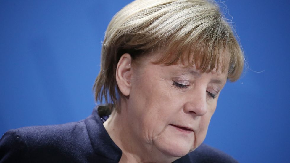 Bundeskanzlerin Angela Merkel (CDU) gibt am 20.12.2016 im Bundeskanzleramt eine Erklärung zum möglichen Anschlag in Berlin ab